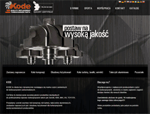 Tablet Screenshot of kode.com.pl